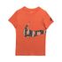 Camiseta-Nike-Label-Wrap-Swoosh-Infantil-Laranja
