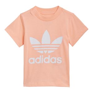Camiseta-adidas-Originals-Trefoil-Infantil-Salmao