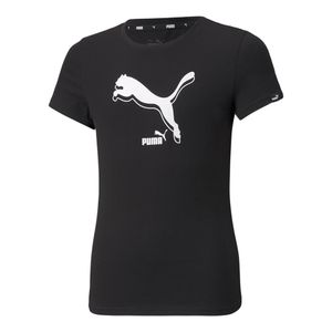 Camiseta-Puma-Power-Logo-Infantil-Preta