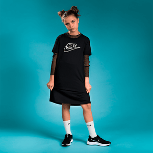 Vestido-Nike-Futura-Infantil-Preto
