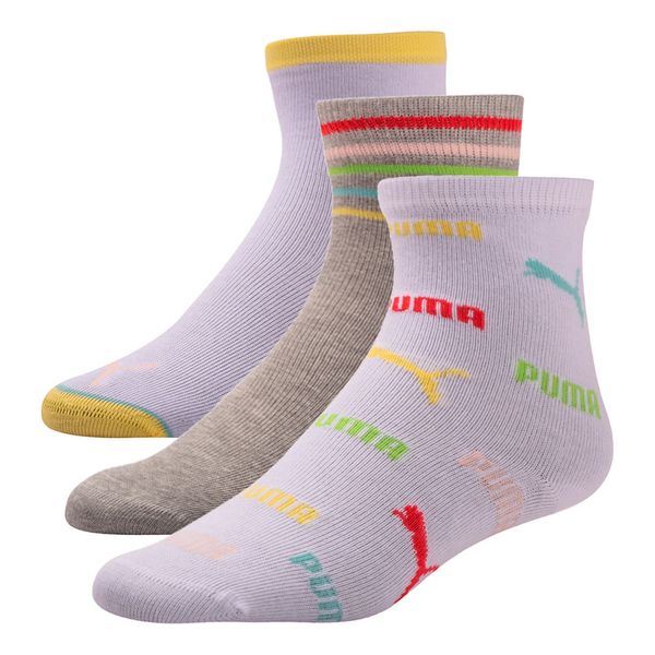 Meia Puma Invisivel 3x1 Infantil Meia Puma Cano Longo Infantil - 25 a 28